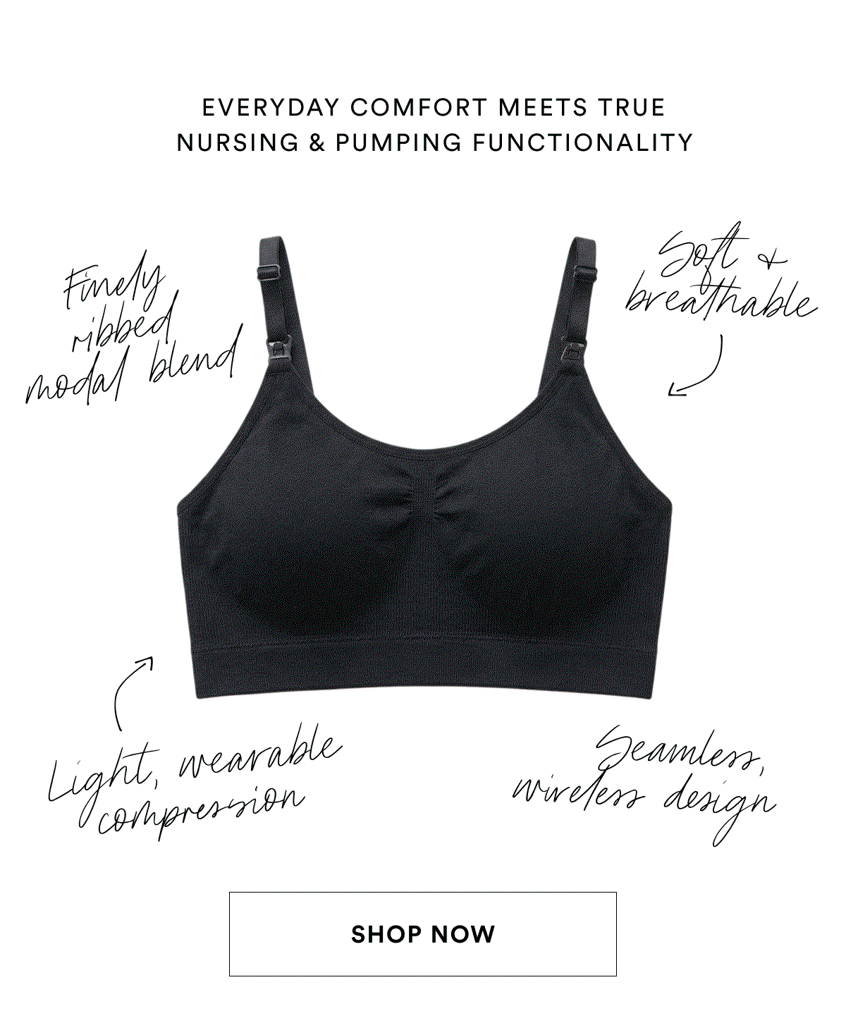 The Essential Nursing & Pumping Bra