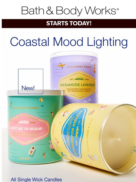 it's glow time—$10 single wicks start ✨now.✨