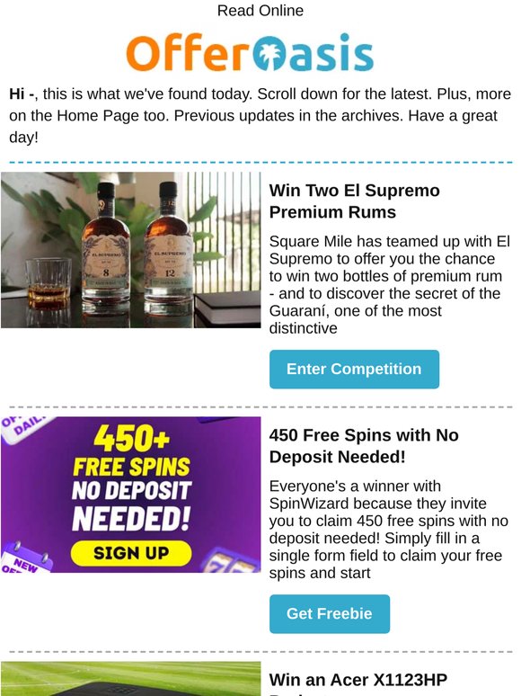 Free Meat Sticks, Rum, Samsung TV