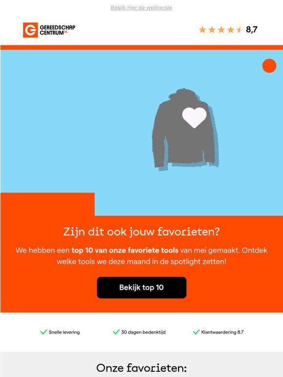 Onze top 10 favoriete tools van de maand