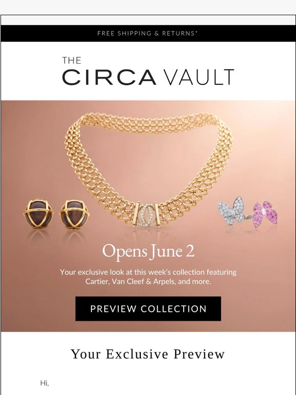 The CIRCA Vault | Cartier, Van Cleef & Arpels