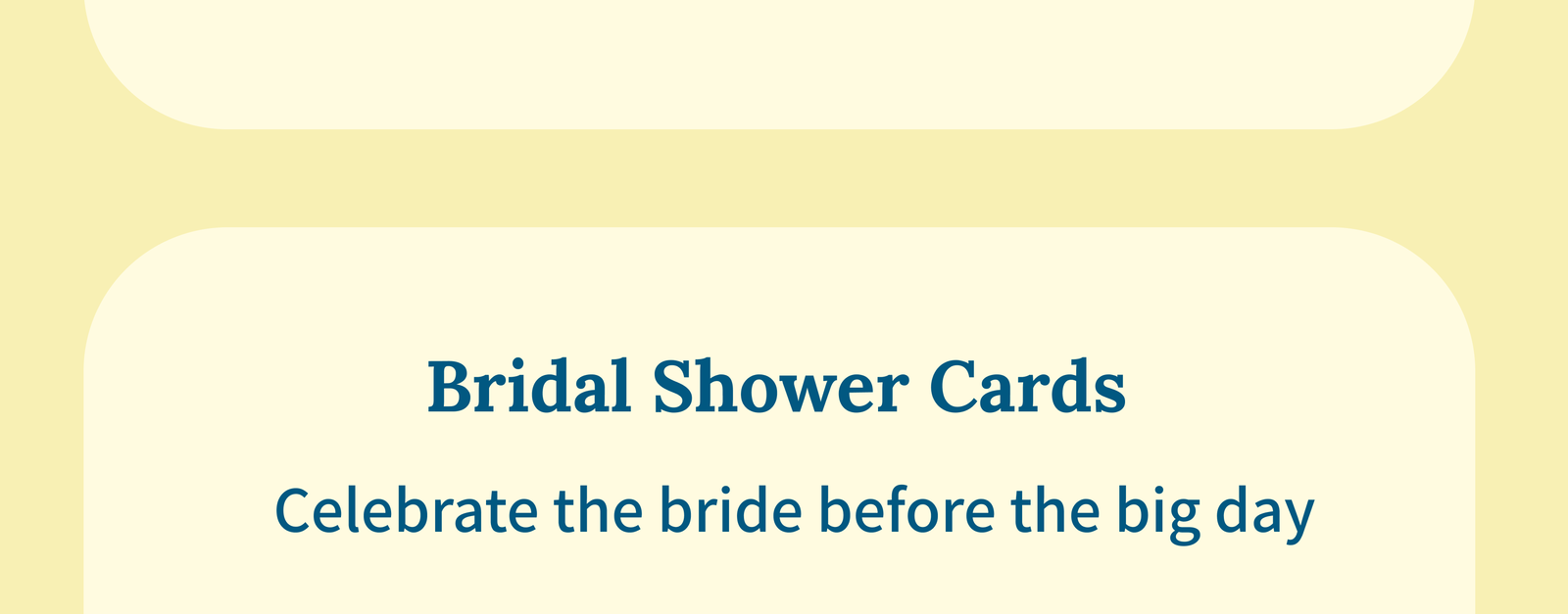 Bridal Shower Cards