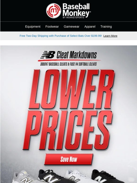 New Balance Cleat Markdowns 🔥 Prices Drop on 3000V7 & Fuse V4
