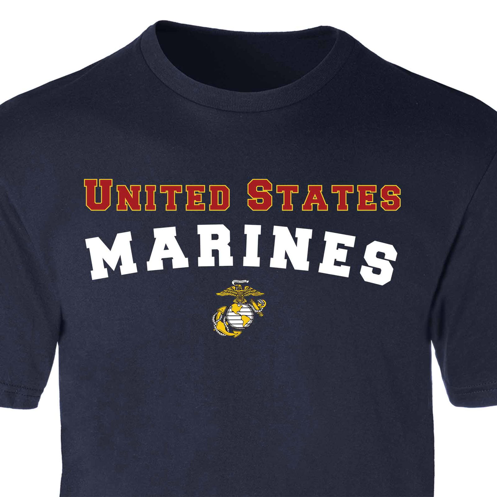Image of United States Marines T-Shirt in Red, White, Blue