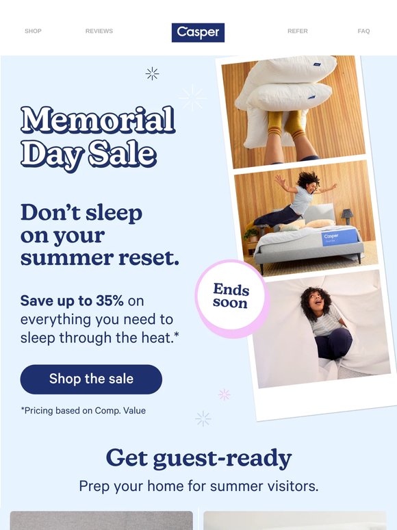 Save up to 35% on your summer reset