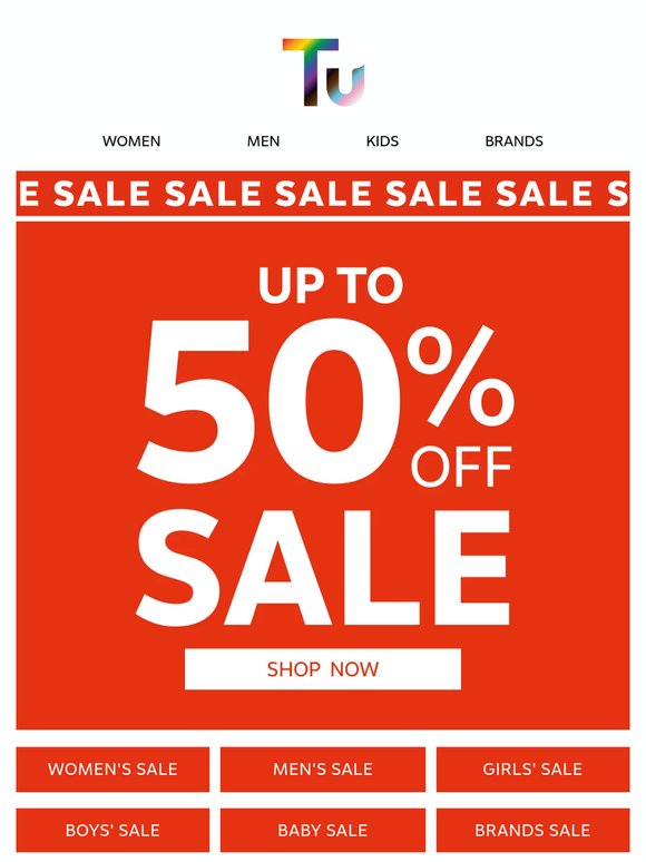 🏷️Up to 50% off Sale now on