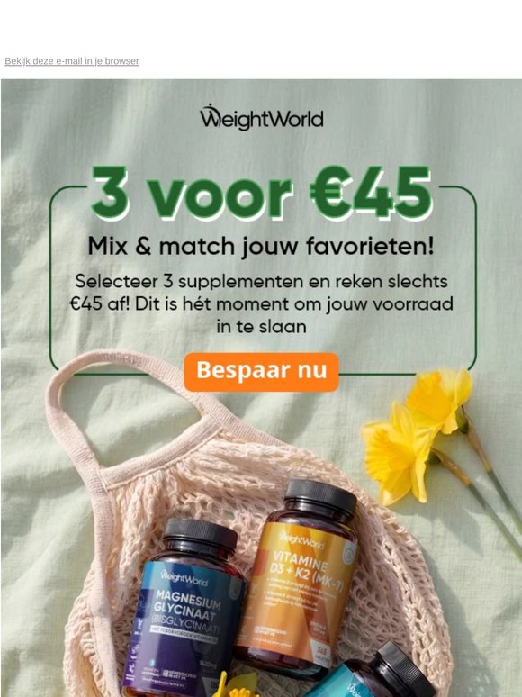 Je routine verdient een kleine boost ⚡