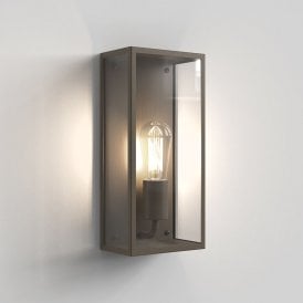 Astro Messina 160 Single Light Outdoor Wall Fitting in Bronze Finish