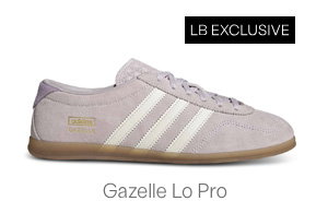 Women's Gazelle Lo Pro Sneakers in Lilac/White