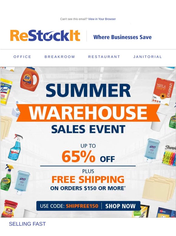 Up to 65% Off Our Most Popular Products