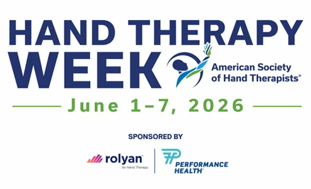 Hand Therapy Week is June 1-7, 2026