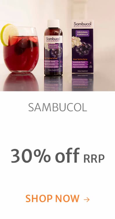 30% off RRP on Sambucol