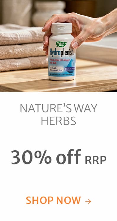 30% off RRP on Nature's Way Herbs