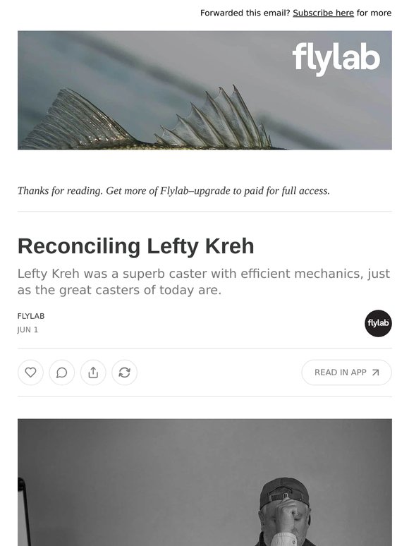 Reconciling Lefty Kreh
