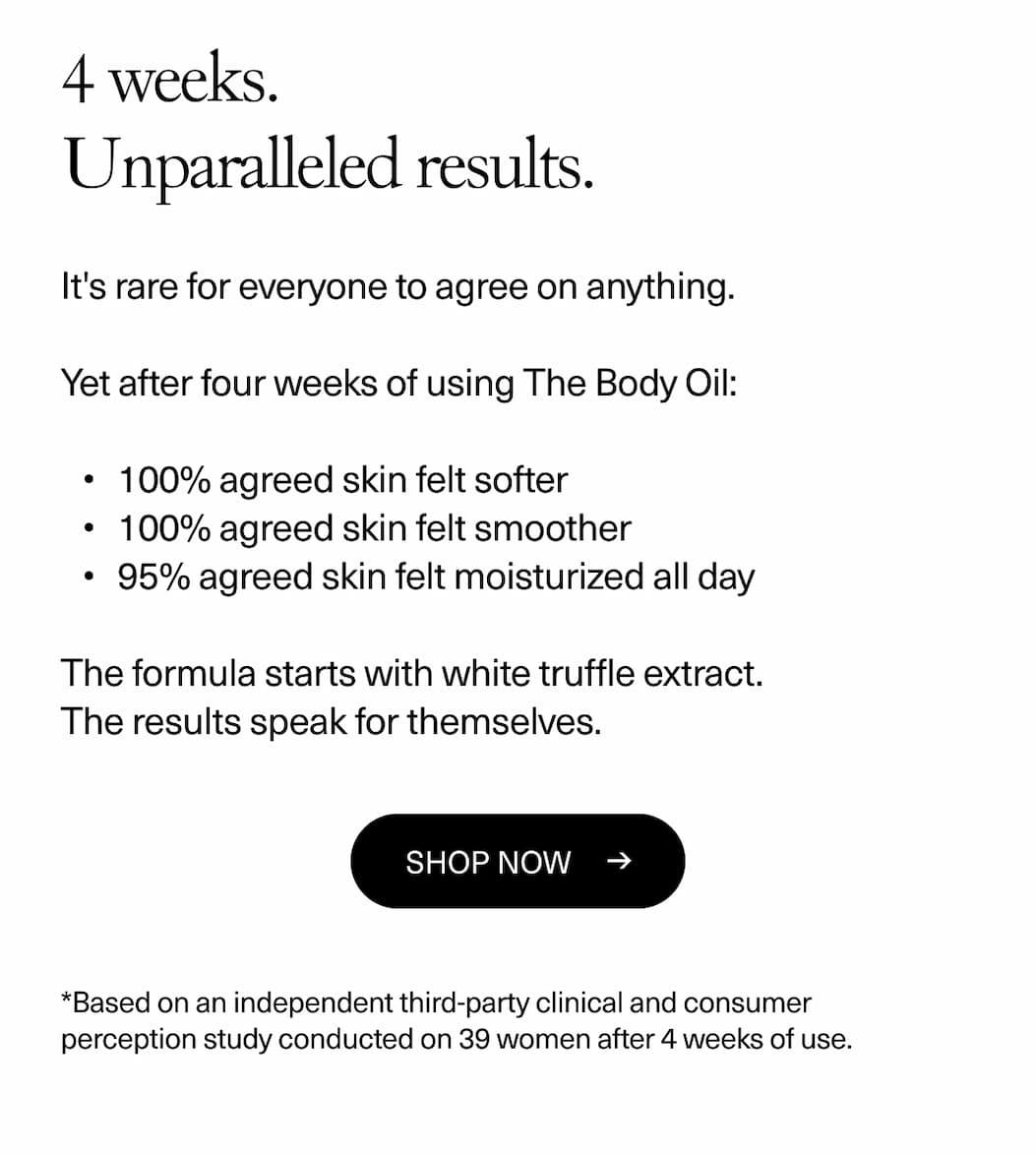 4 weeks. Unparalleled results.