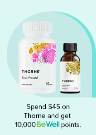 Spend $45 on Thorne and get 10,000 points