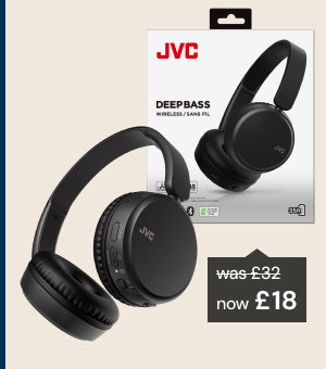 JVC headphones was £32 now £18.