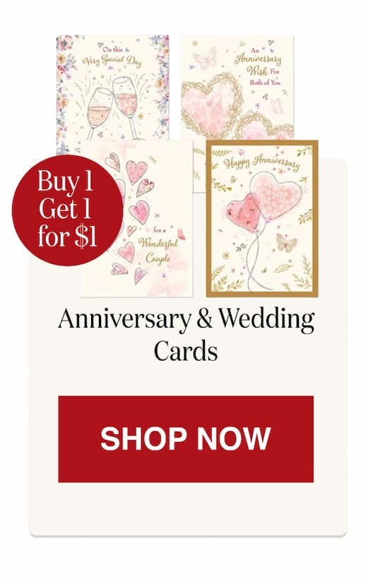 Anniversary & Wedding Cards [Click here to Shop Now]