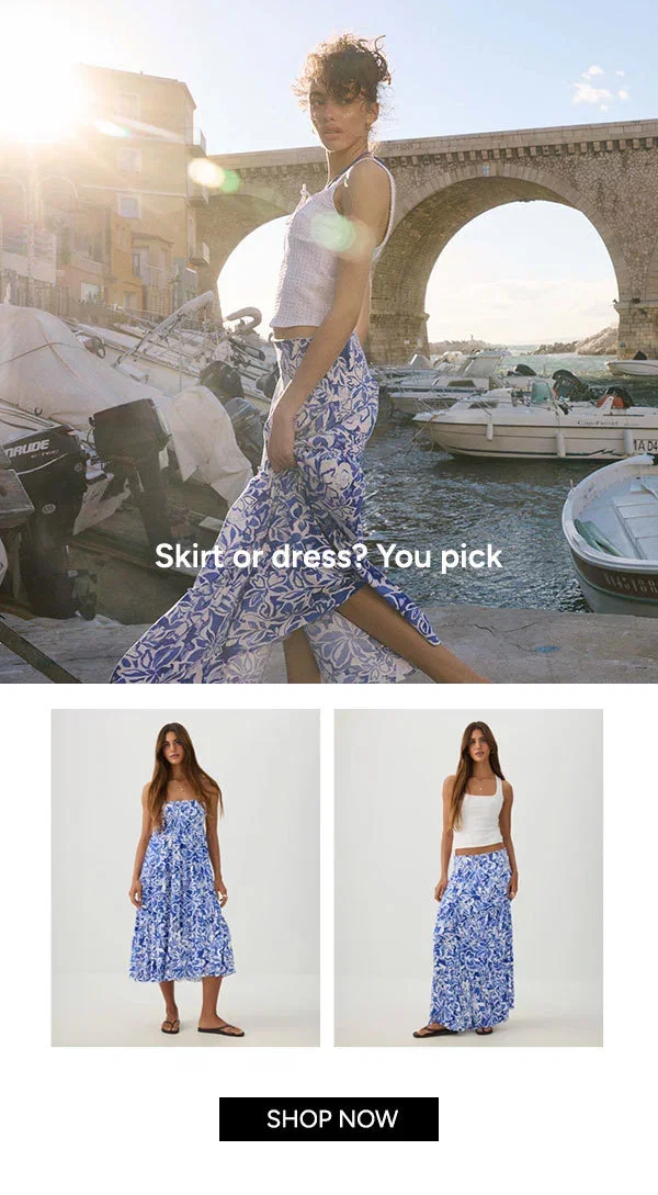 Skirt or dress? You pick