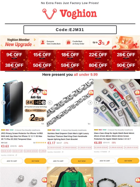 🎉 Hot Deals Under 9.99€ Shop Today! [Coupon Inside]