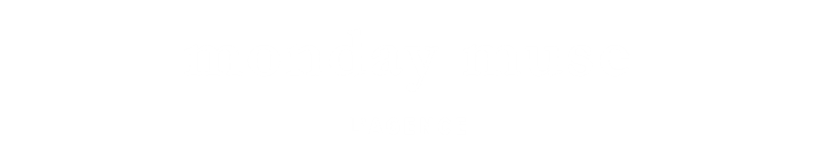 an image of a black and white photo of a black and white text that reads monday muse