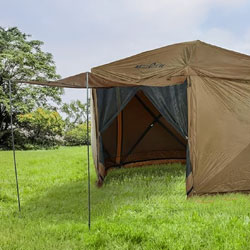 Hike Crew 13 x 13 Screened Roof Pop Up Gazebo Tent
