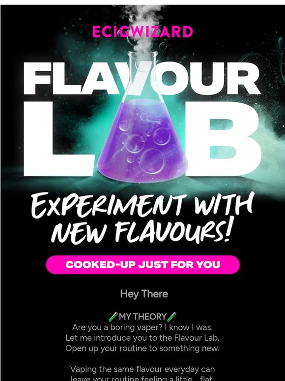 WELCOME TO THE FLAVOUR LAB 🧪