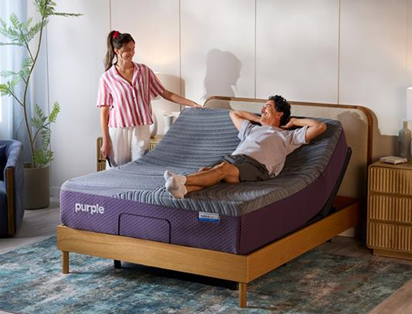 Shop Purple and save up to $700 on select mattresses + $300 instant gift.