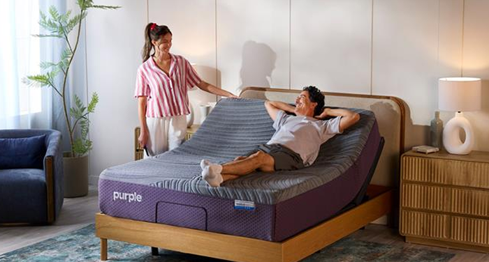 Shop Purple and save up to $700 on select mattresses + $300 instant gift.