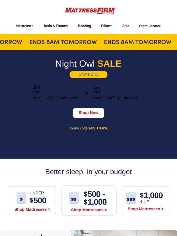 Here's your invitation to find your perfect night's sleep