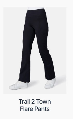 women's trail 2 town flare pants