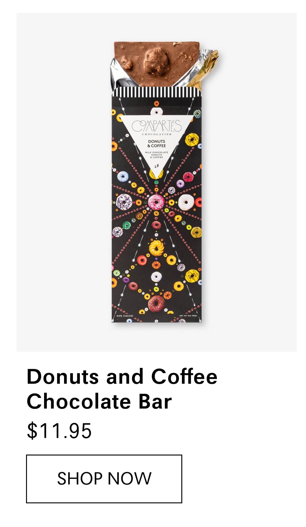 Donuts and Coffee Chocolate Bar