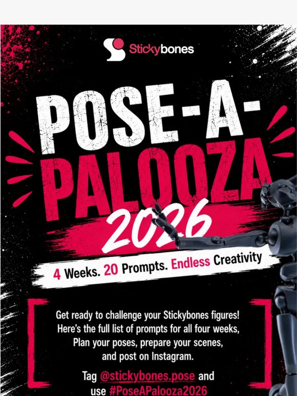 PROMPT REVEALED: POSE A PALOOZA BEGINS