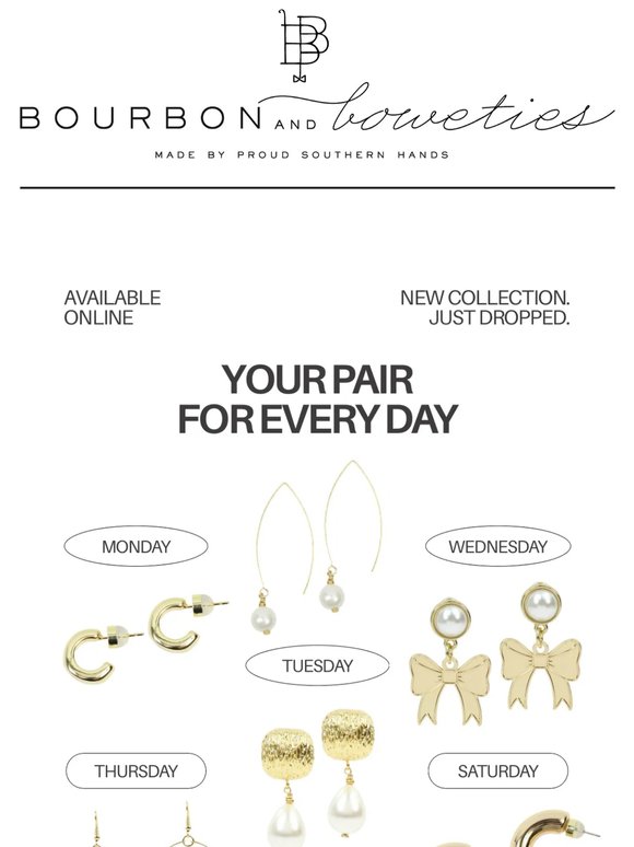 New - Everyday Earrings!