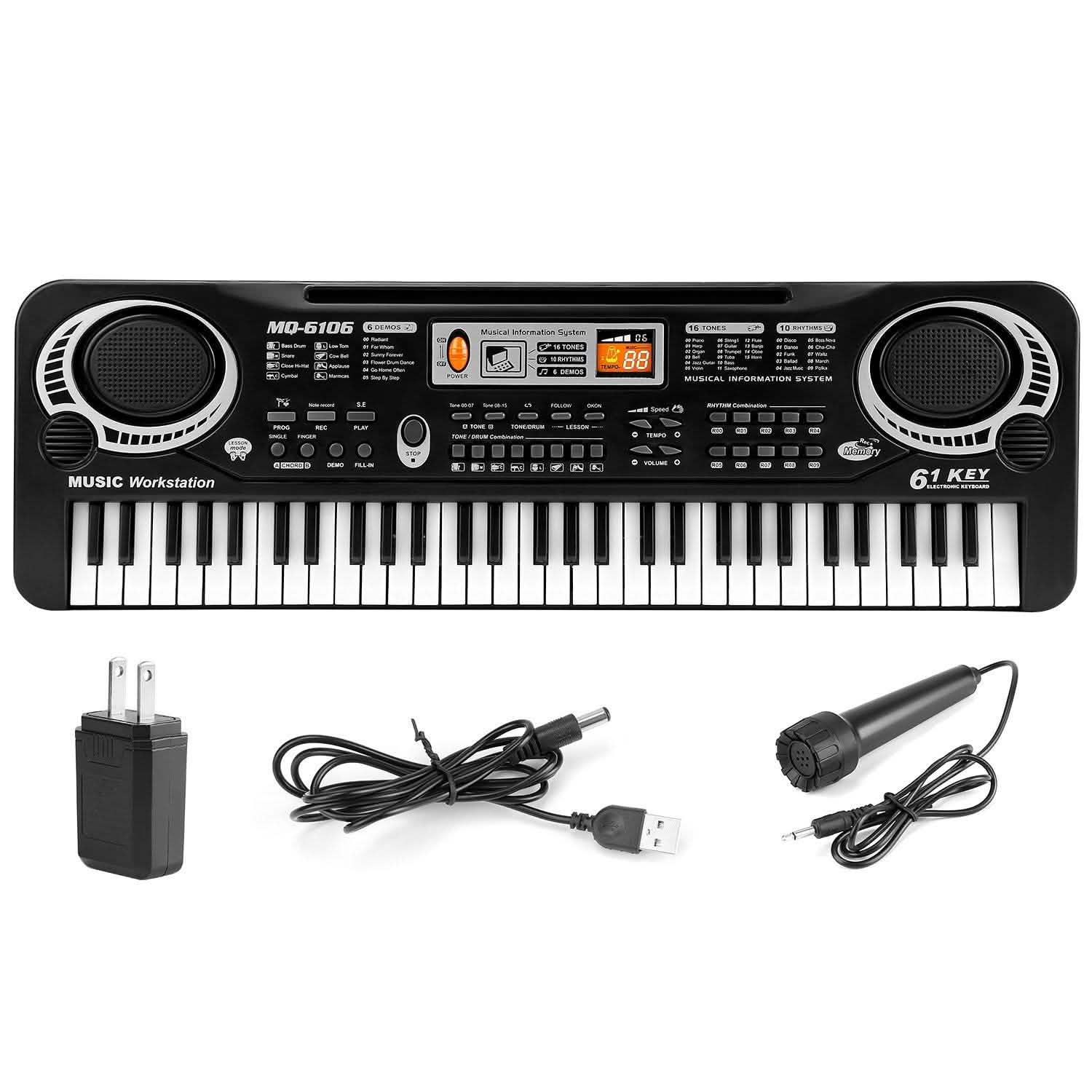 Image of 61 Keys Digital Music Electronic Keyboard