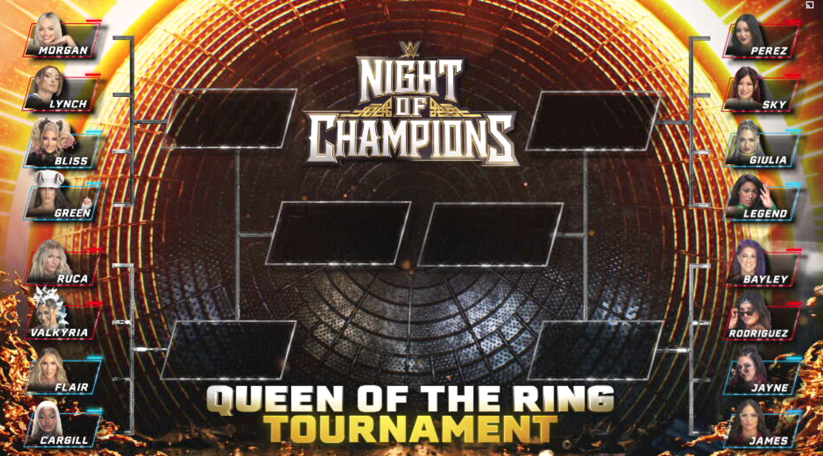 THE QUEEN OF THE RING TOURNAMENT BEGINS