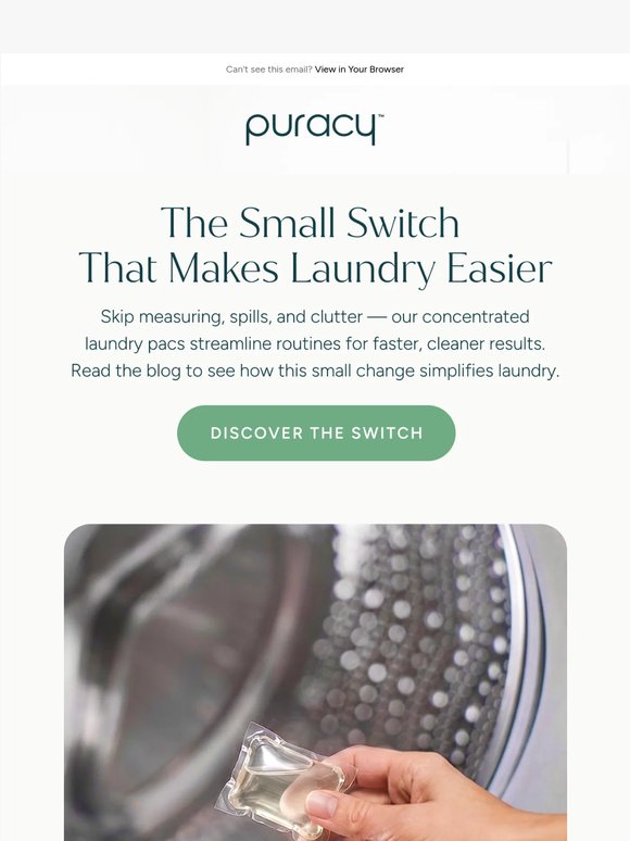 A small change that changes laundry.