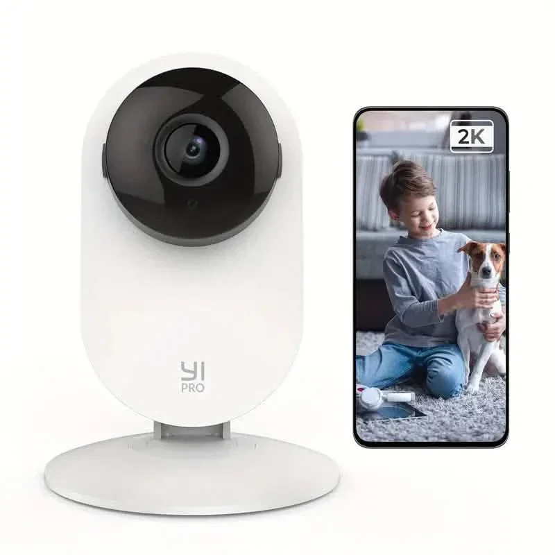 Image of 2K HD Indoor/Outdoor Wi-Fi Camera – Color Night Vision, 2-Way Audio, Motion Tracking