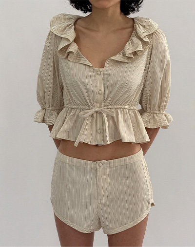 Seafarer Top - Sunday Stripe