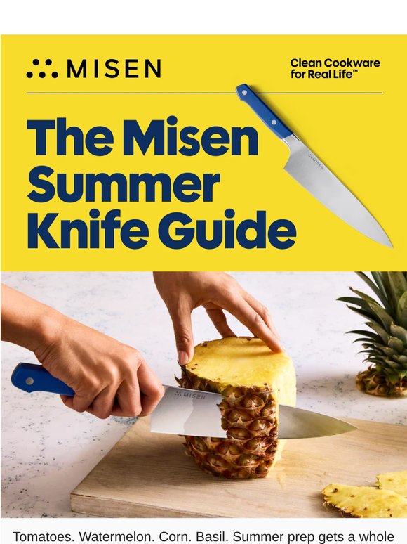 Misen Knife Guide, Summer Edition