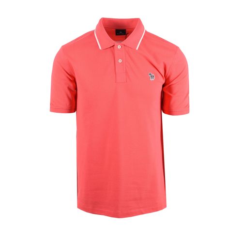 PAUL SMITH REG FIT POLO DARK PINK
