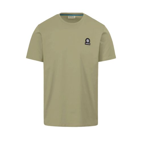SANDBANKS BADGE LOGO T-SHIRT ARMY GREEN