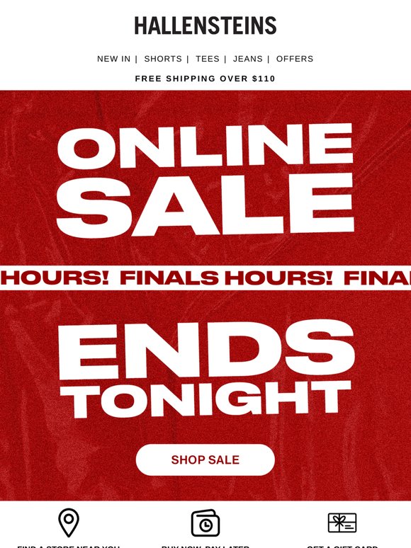 Final Hours Of Sale ‼️