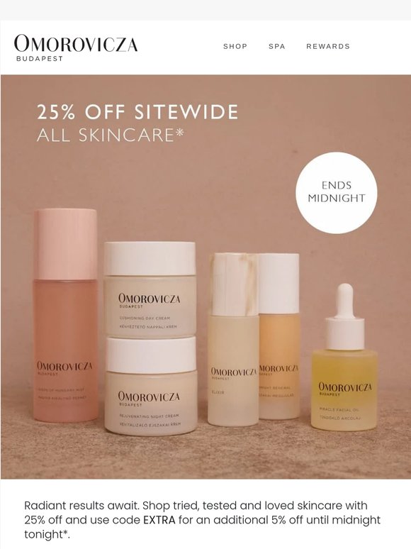 LAST DAY: 25% off sitewide