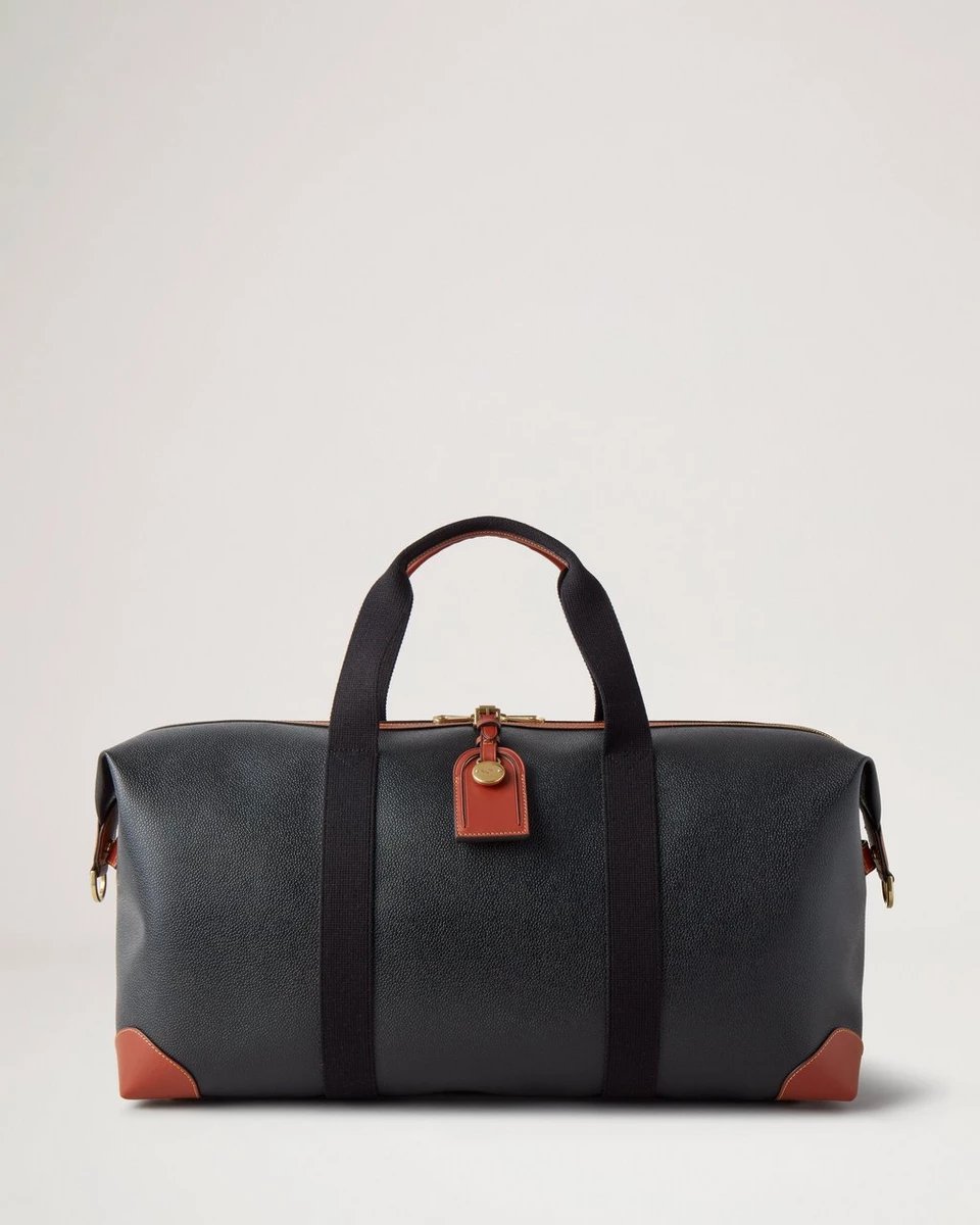 Heritage Medium Clipper in Black & Cognac Bio-Based Scotchgrain
