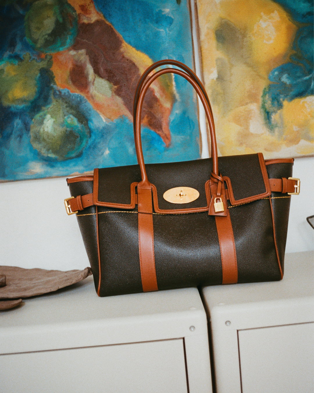 Bayswater in Black & Cognac Bio-Based Scotchgrain