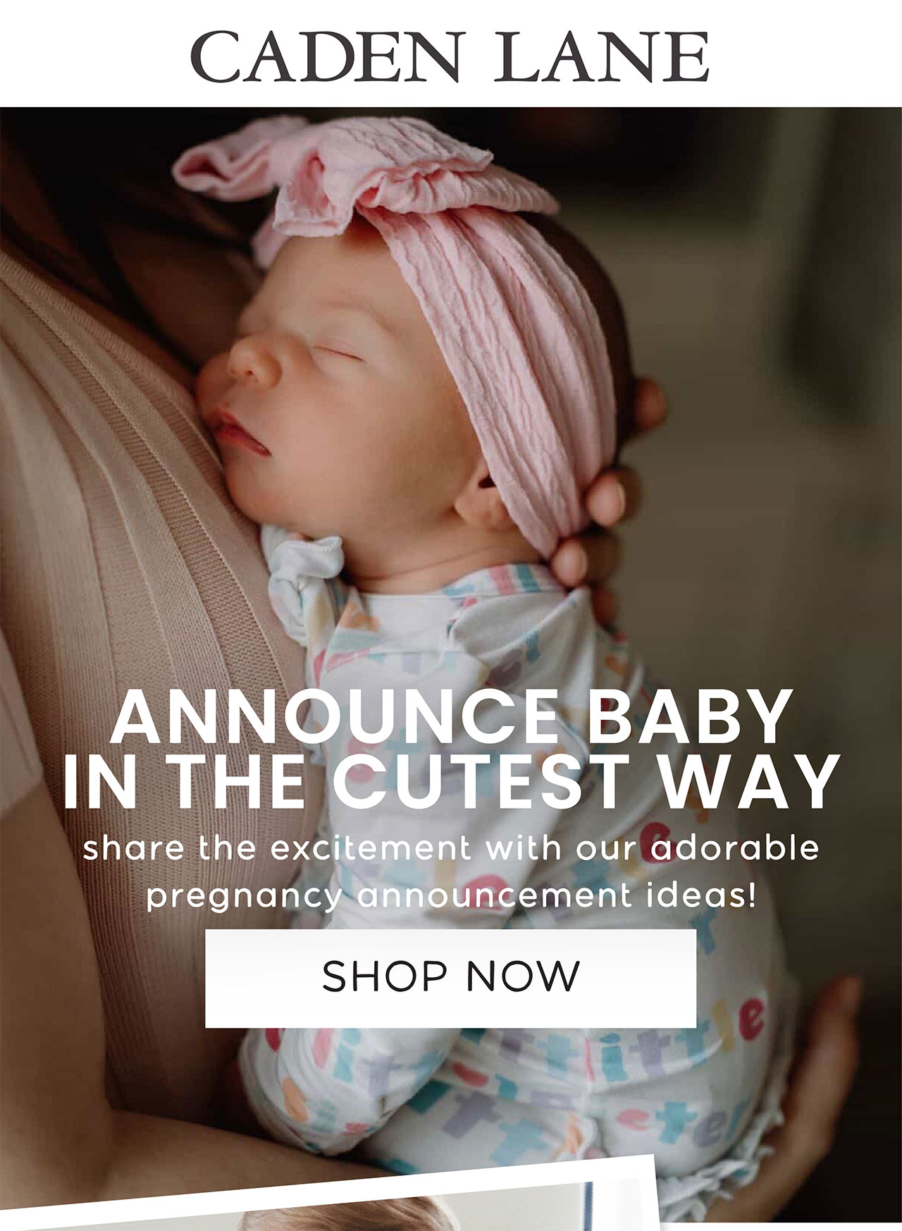 Announce Baby In The Cutest Way share the excitement with our adorable pregnancy announcement ideas! SHOP NOW