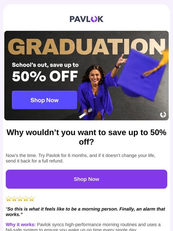 LAST DAY to Save Up to 50% Off! 🚨