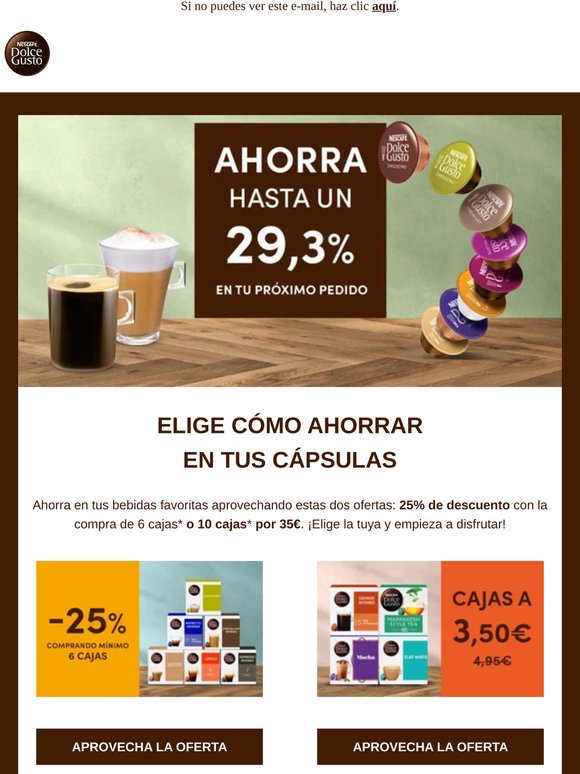 Hasta un 29,3% de dto. en tu pedido