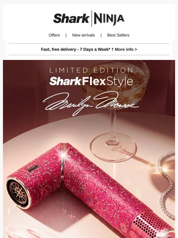 Born to shine: Shark FlexStyle x Marilyn Monroe is here 🩷